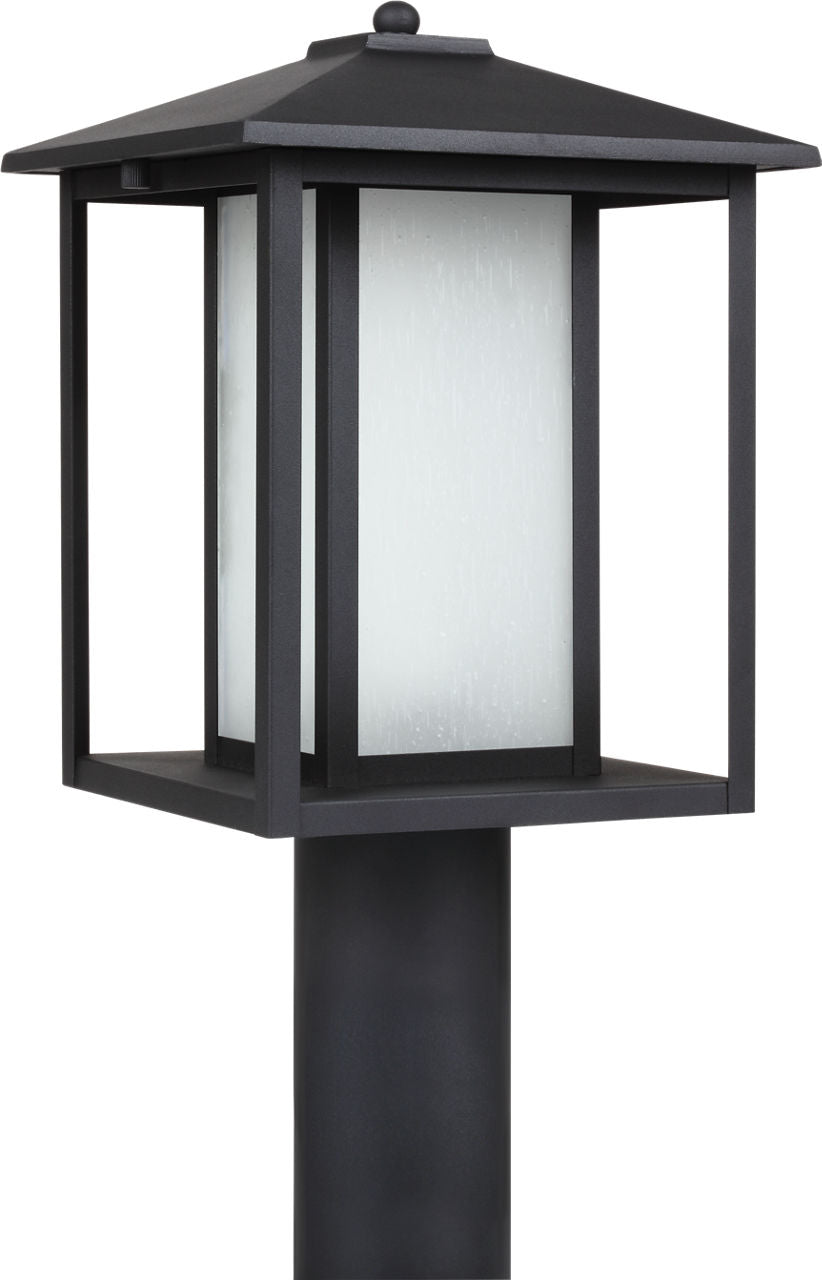 Generation Lighting Hunnington 15 inch textured black post lantern