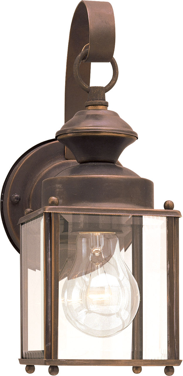 Generation Lighting Jamestowne 1 Light Antique Bronze Outdoor Wall Lantern