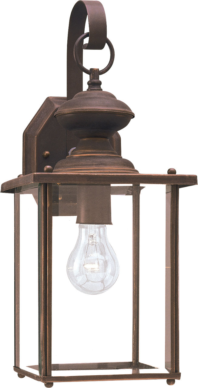 Generation Lighting 8458-71 Jamestowne antique bronze outdoor wall lantern