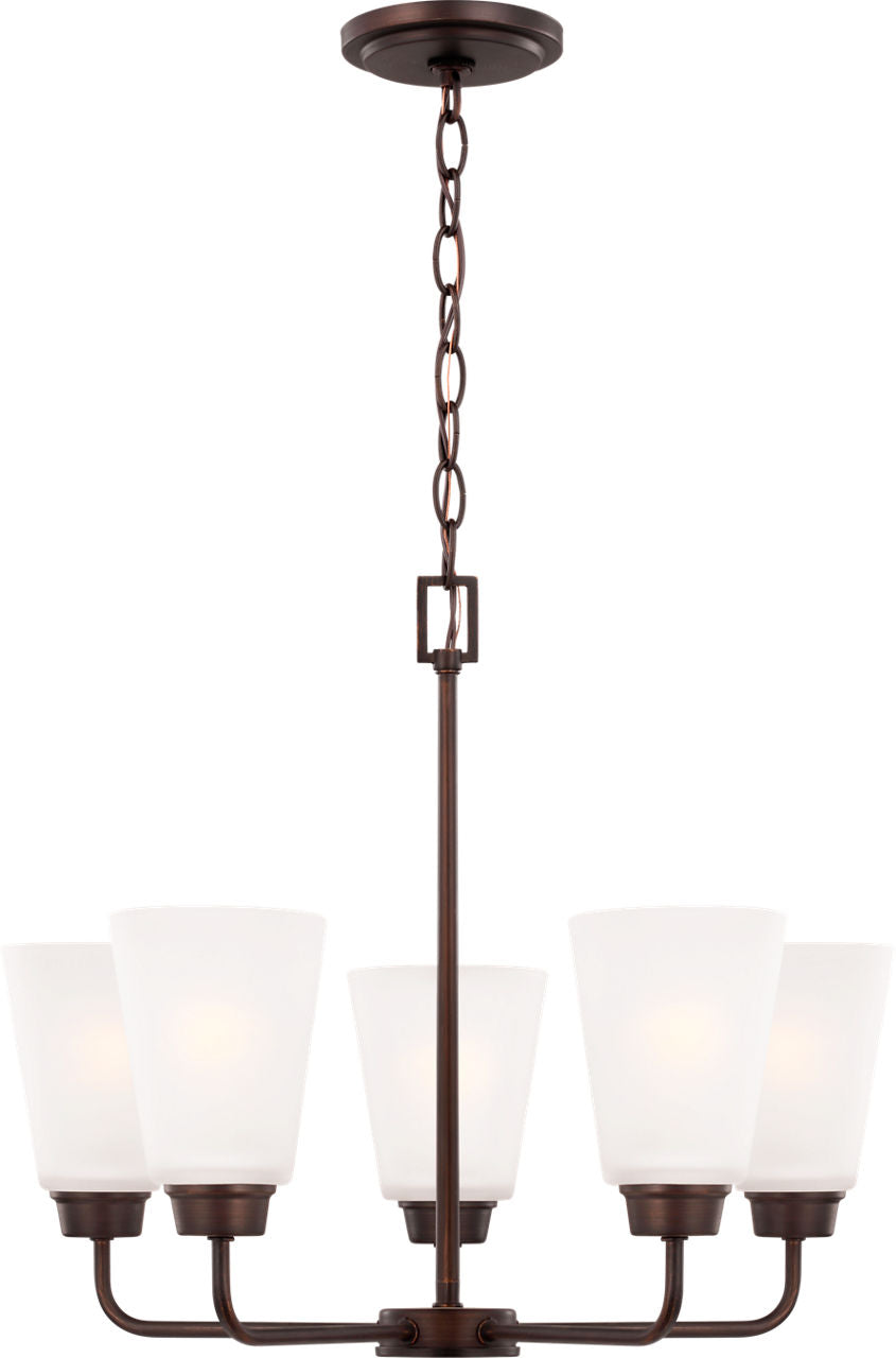 Generation Lighting Kerrville 5 light bronze chandelier ceiling light