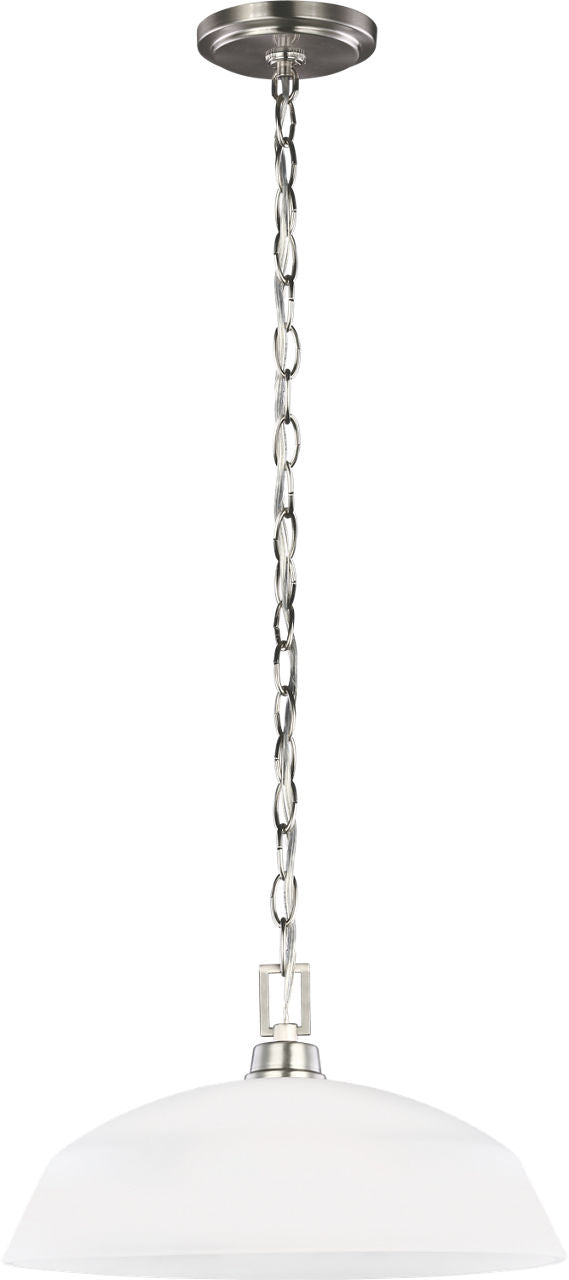 Generation Lighting Kerrville 1 Light 15 inch Brushed Nickel Pendant Ceiling Light