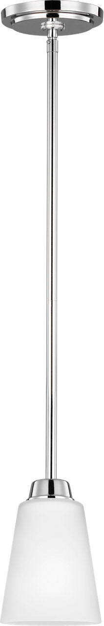 Generation Lighting Kerrville 1 light chrome pendant ceiling light