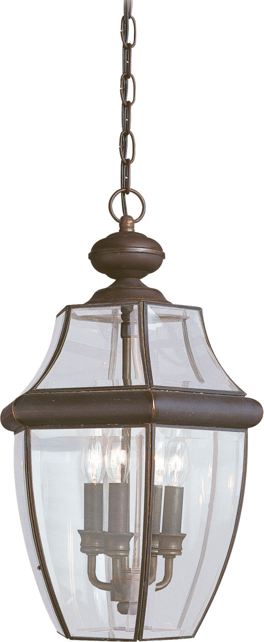 Generation Lighting Lancaster 3 light bronze hanging lantern ceiling light