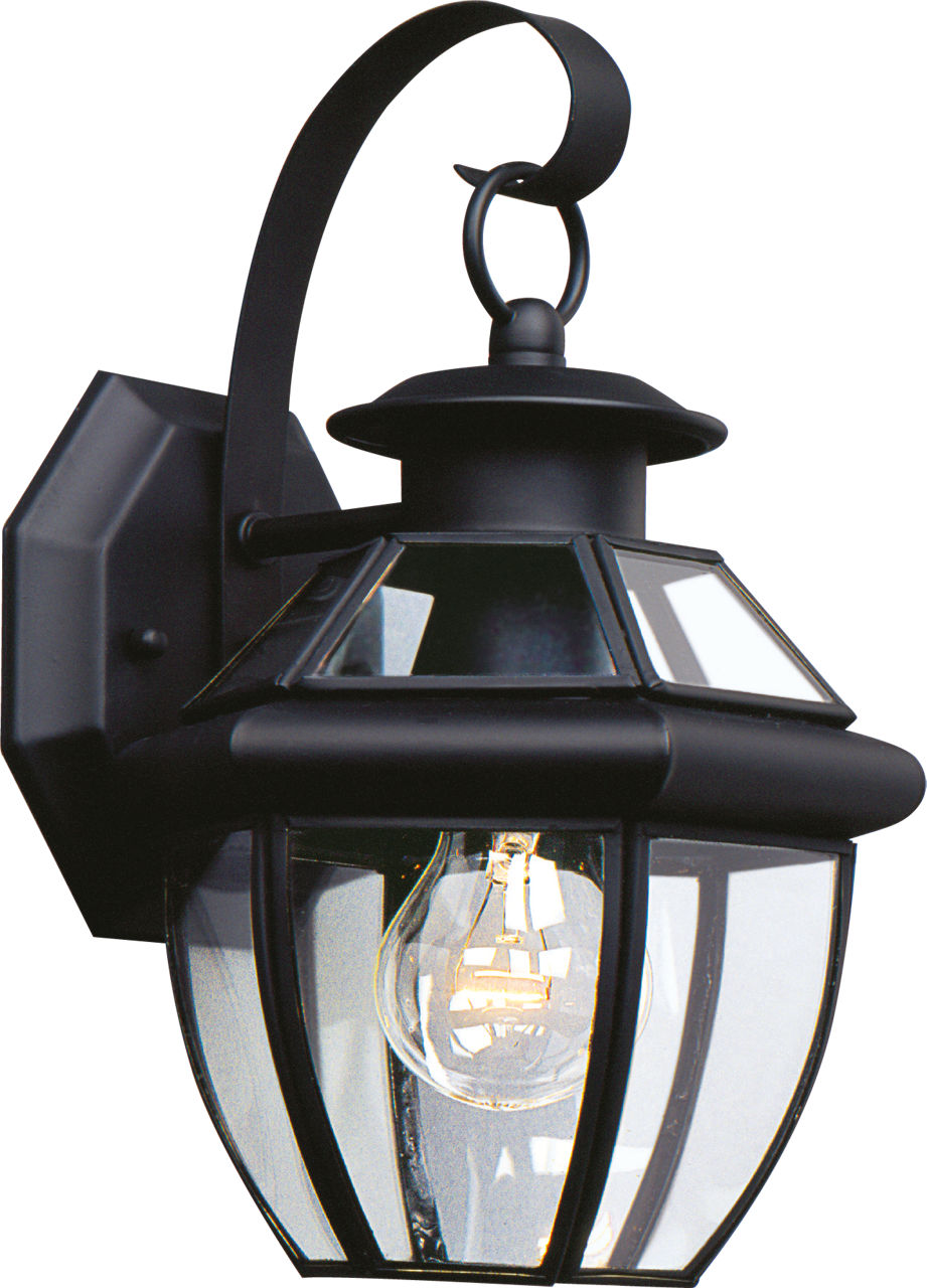 Generation Lighting Lancaster 1 light black outdoor wall lantern