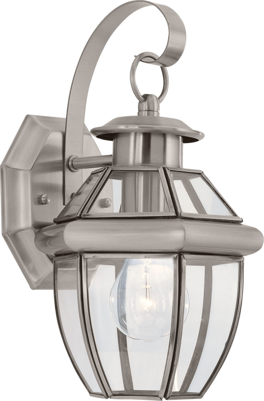 Generation Lighting Lancaster 1 light antique brushed nickel outdoor wall lantern