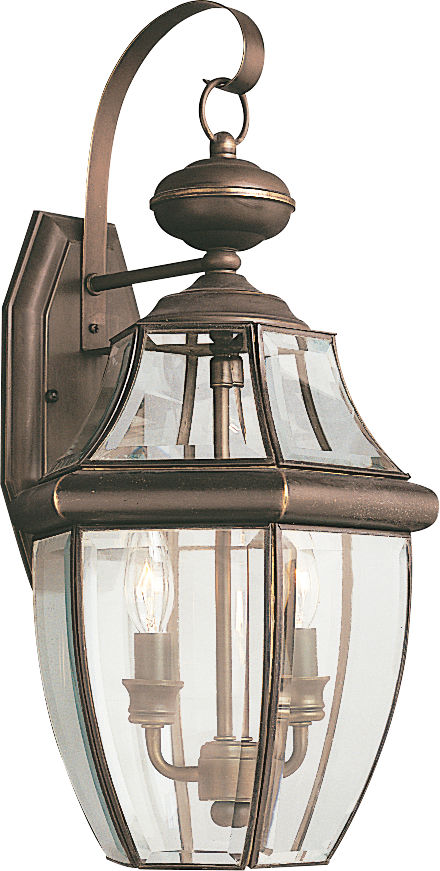 Generation Lighting Lancaster 2 light antique bronze outdoor wall lantern