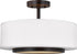 Generation Lighting Nance 2 Light Bronze Flush Mount Ceiling Light