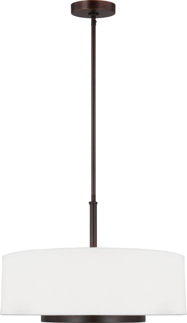 Generation Lighting Nance 3 light bronze pendant ceiling light