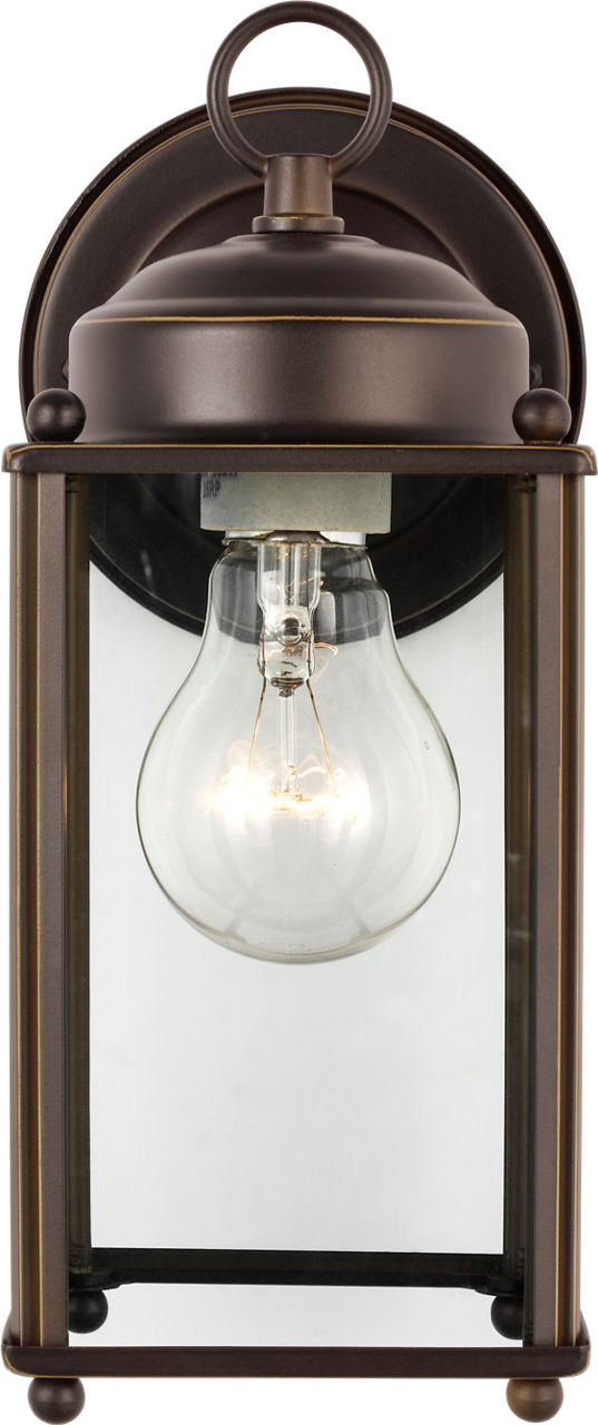 Generation Lighting New Castle antique bronze wall lantern wall light