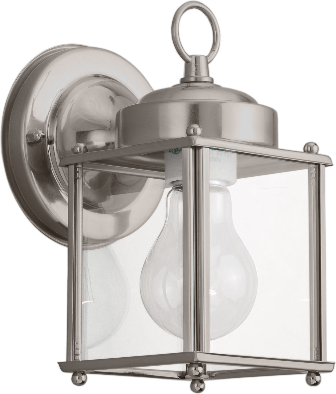 Generation Lighting New Castle 1 light antique brushed nickel outdoor wall lantern