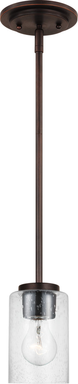 Generation Lighting Oslo 1 Light Bronze Mini Pendant Ceiling Light