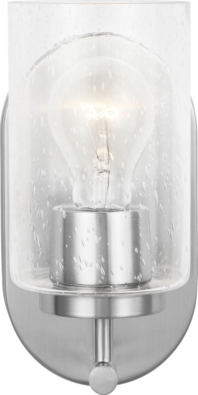 Generation Lighting 41170EN7-962 Oslo 1 Light 8.75 inch Brushed Nickel Bath Vanity Wall Light