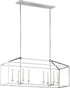 Generation Lighting Perryton 8 light chrome linear lantern ceiling light