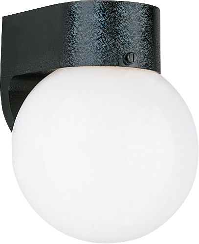 Generation Lighting 8753EN3-15 black outdoor wall light