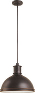 Generation Lighting Pratt Street Metal 3 light pendant ceiling light in Autumn Bronze