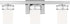 Generation Lighting Robie 3 light chrome bath vanity wall light