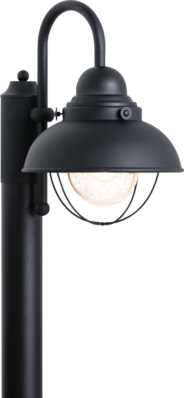 Generation Lighting Sebring 1 light black outdoor post lantern