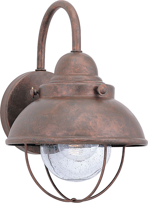 Generation Lighting 8870EN3-44 Sebring 1 Light 8 inch Weathered Copper Outdoor Wall Lantern