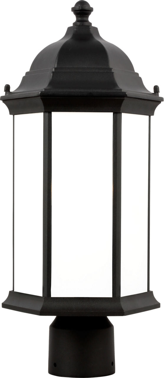 Generation Lighting Sevier 18 inch textured black post lantern