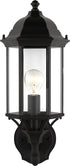 Generation Lighting Sevier 1 light textured black outdoor wall lantern