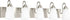 Generation Lighting Seville 5 light brushed nickel bath vanity wall light