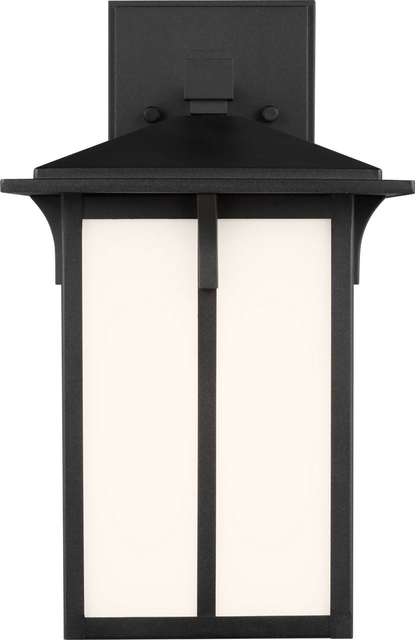 Generation Lighting Tomek 1 light black wall lantern