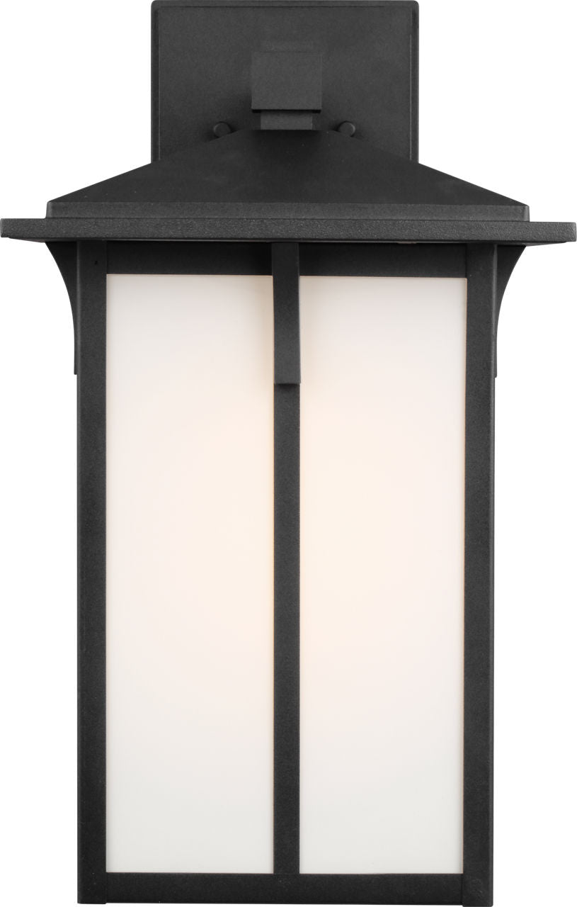 Generation Lighting 8752701-12 Tomek 1 Light 18 inch Black Wall Lantern
