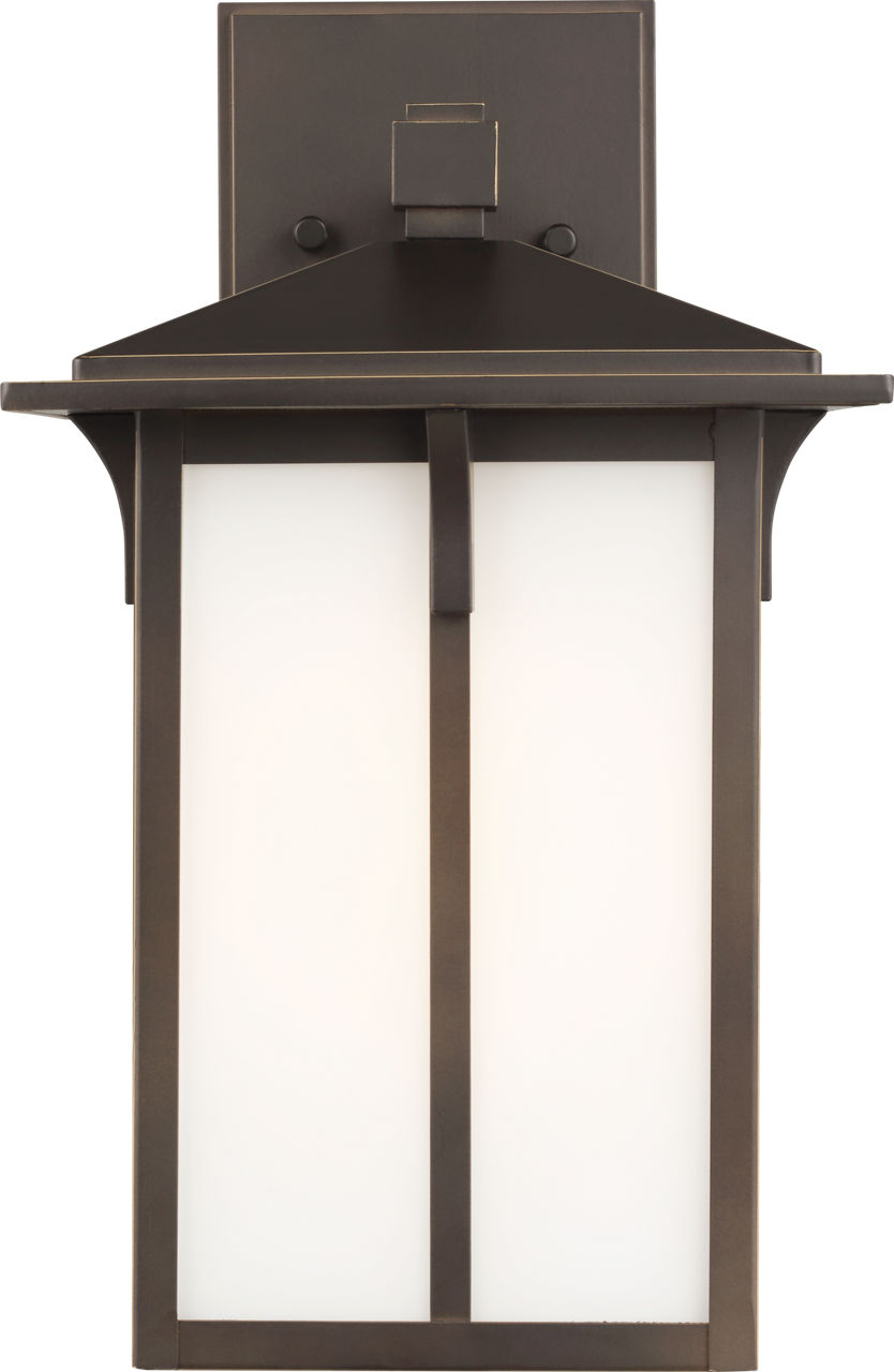 Generation Lighting Tomek 1 Light 14 inch Antique Bronze Outdoor Wall Lantern
