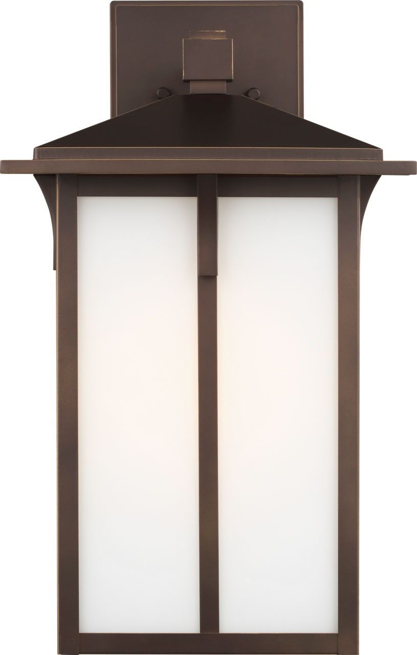 Generation Lighting Tomek 18 inch antique bronze outdoor wall lantern