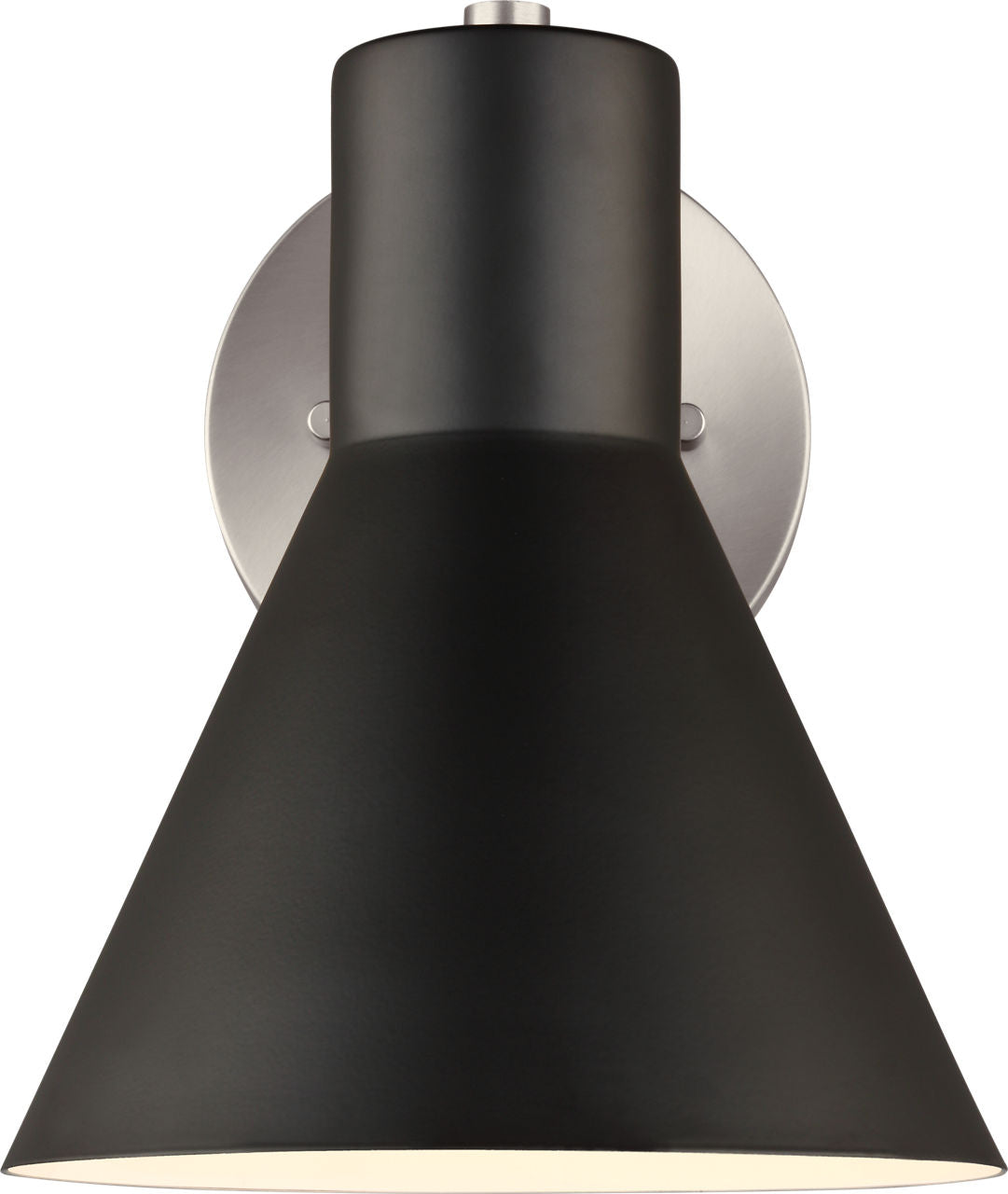 Generation Lighting Towner 1 light black bath vanity wall light