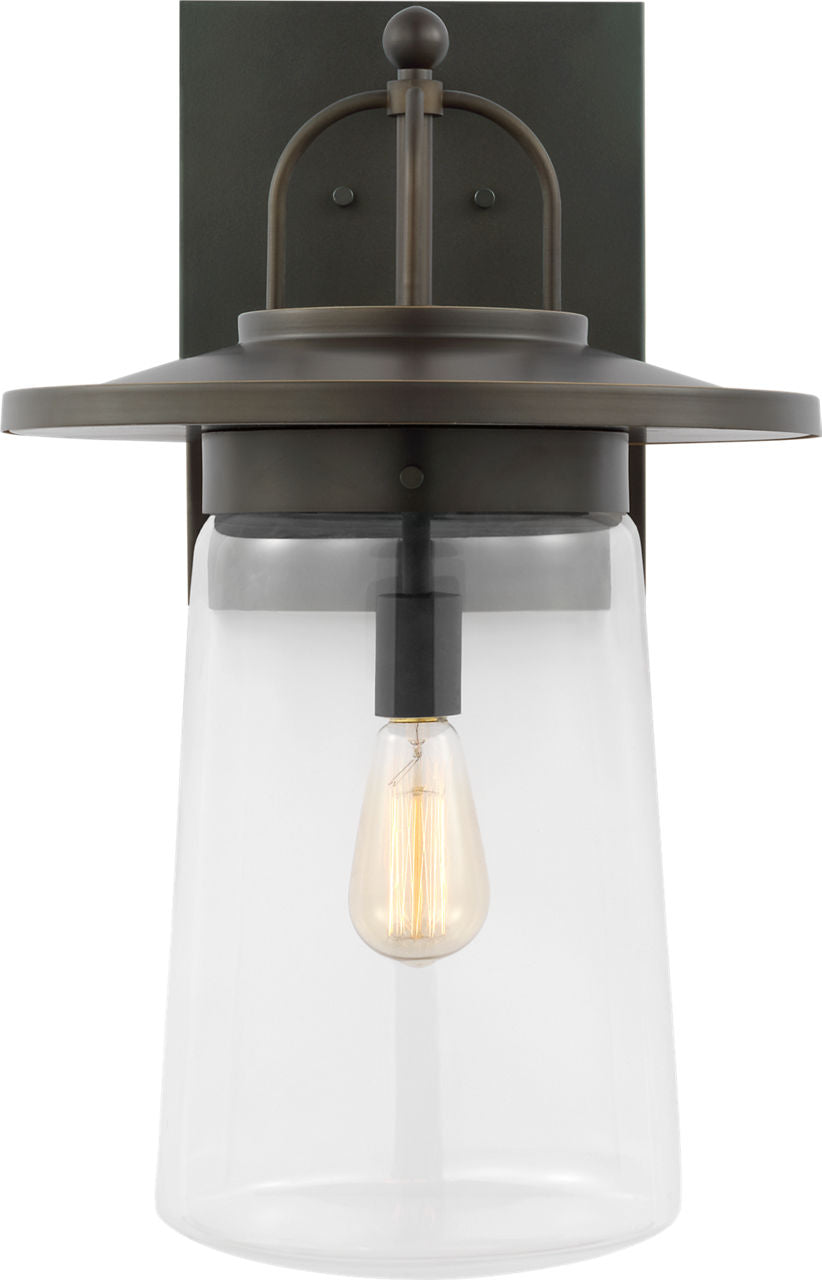 Generation Lighting Tybee 1 light antique bronze outdoor wall lantern