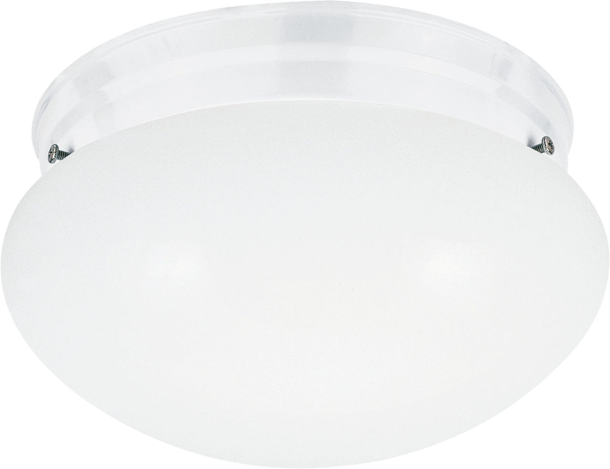 Generation Lighting Webster 2 light white flush mount ceiling light