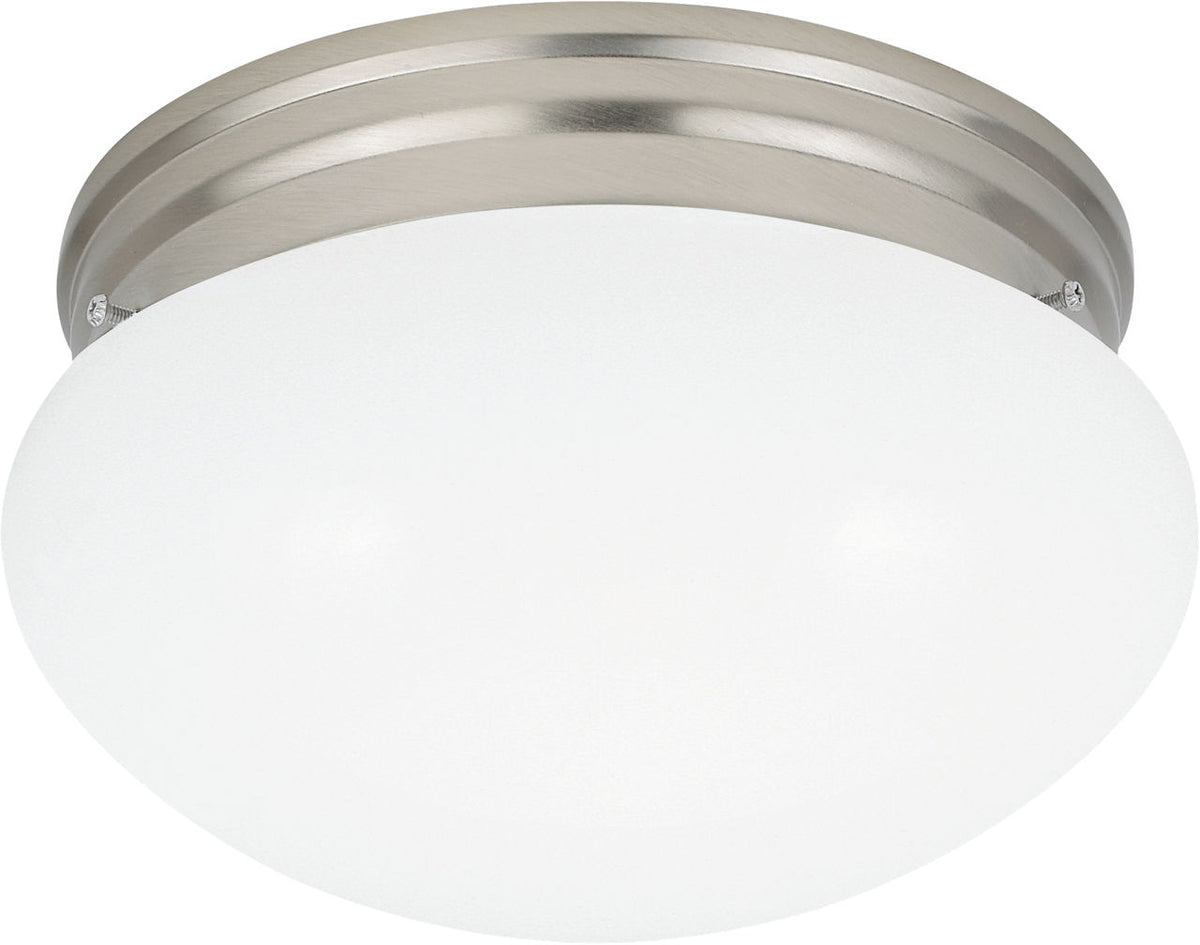 Generation Lighting Webster 2 light brushed nickel flush mount ceiling light