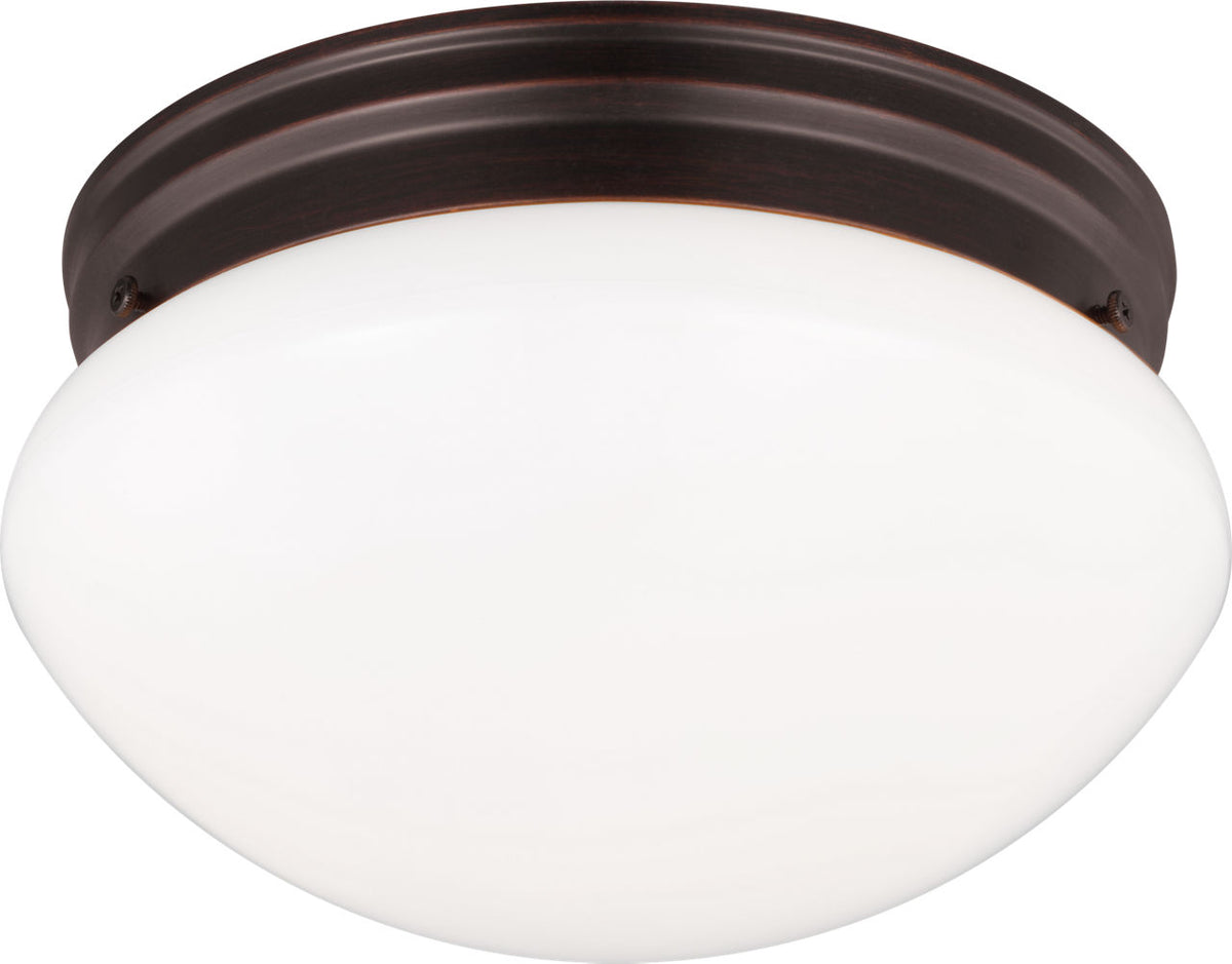 Generation Lighting Webster 2 light bronze flush mount ceiling light