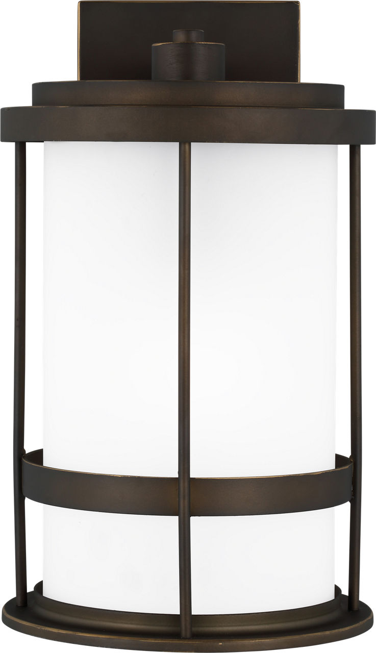 Generation Lighting Wilburn antique bronze outdoor wall lantern