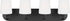 Generation Lighting Windom 4 light midnight black bath vanity wall light