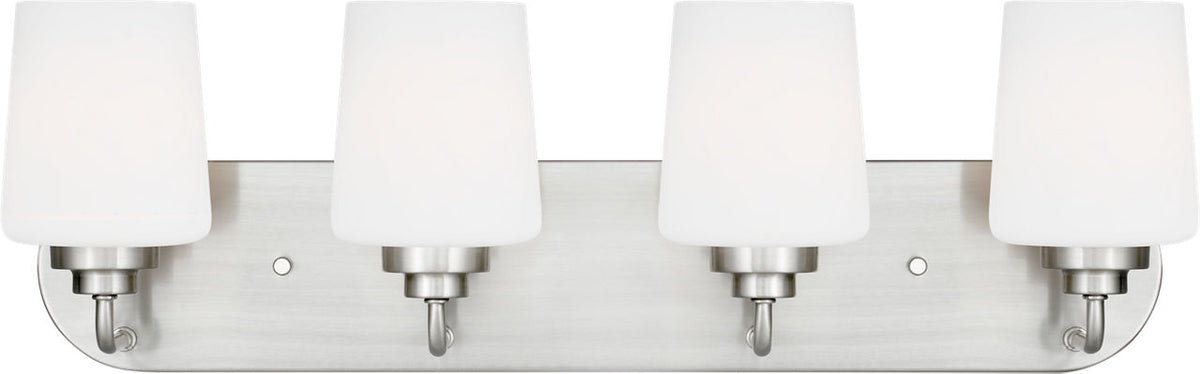 Generation Lighting Windom 4 light brushed nickel bath vanity wall light