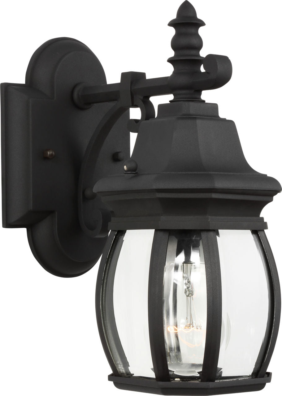 Generation Lighting 88203-12 Wynfield 1 Light 11.25 inch Black Wall Lantern
