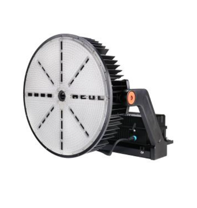 MaxLite SHF1200U-40MNLY Sports/high Output Flood Light 1200W, 120-277V, 10K Surge Protector, Medium Narrow (30 Degrees), 4000K, Black, Yoke