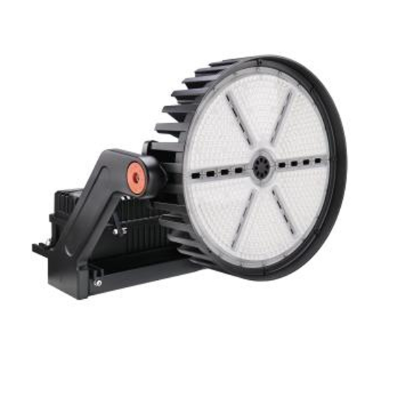 MaxLite SHF515U-40MWLYRPC Sports/high Output Flood Light 515W, 120-277V, 10K Surge Protector, Medium Wide (80 Degrees), 4000K, Black, Yoke?, Nema 3-Pin Photocell Receptacle