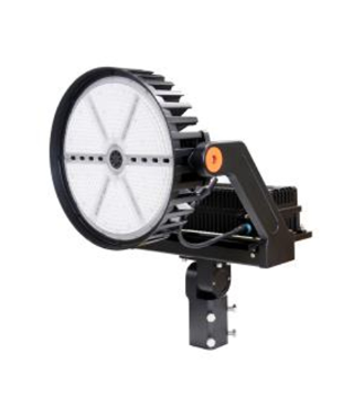 MaxLite SHF515U-40WLK Sports/high Output Flood Light 515W, 120-277V, 10K Surge Protector, Wide (120 Degrees), 4000K, Black, Knuckle Slipfitter