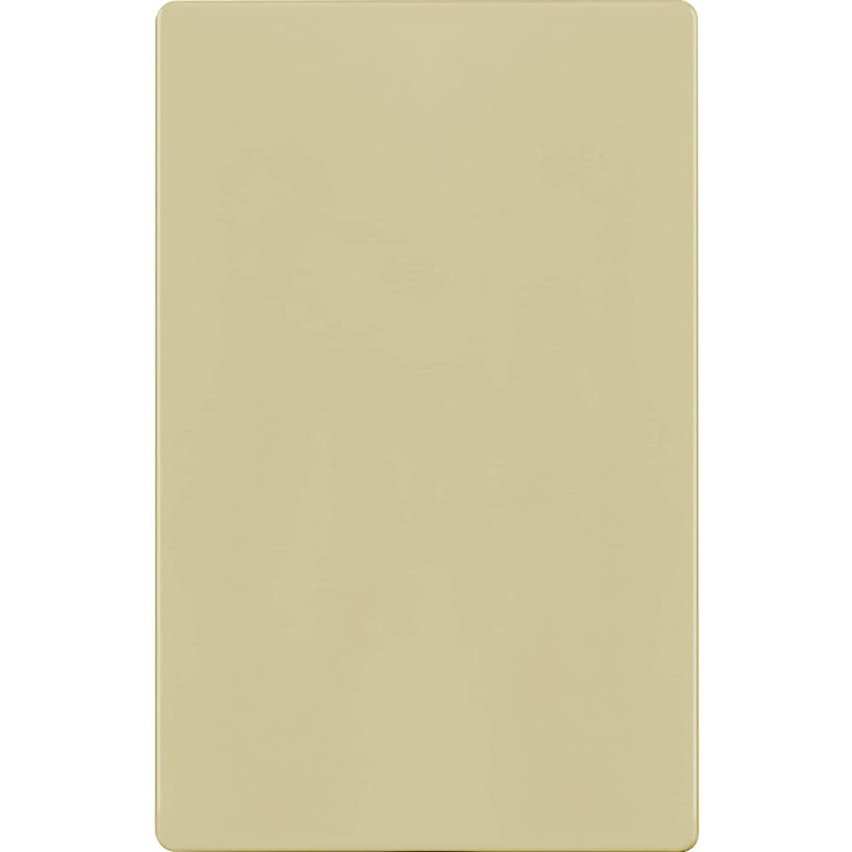 Enerlites SI8801-I 1 Gang Screwless Blank Wall Plate Child Safe Blank Device Outlet Cover, Ivory Finish