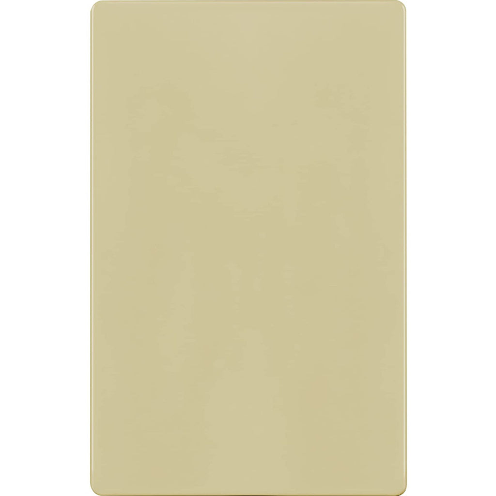 Enerlites SI8801-I 1 Gang Screwless Blank Wall Plate Child Safe Blank Device Outlet Cover, Ivory Finish