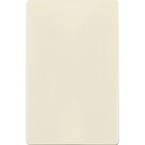 Enerlites SI8801-LA 1 Gang Screwless Blank Wall Plate Child Safe Blank Device Outlet Cover, Light Almond Finish