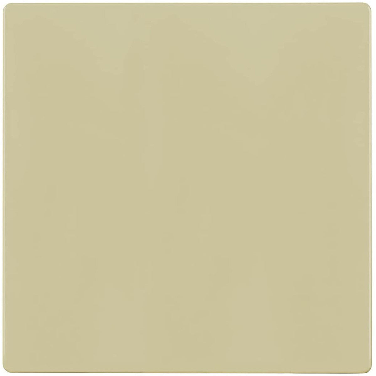 Enerlites SI8802-I Two-Gang Screwless Blank Wall Plate Child Safe Blank Device Outlet Cover, Glossy Ivory Finish