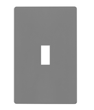 Enerlites SI8811-GY 1-Gang Screwless Blank Wall Plate Child Safe Blank Device Outlet Cover, Gray Finish