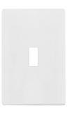 Enerlites SI8811-W 1-Gang Screwless Blank Wall Plate Child Safe Blank Device Outlet Cover, White Finish