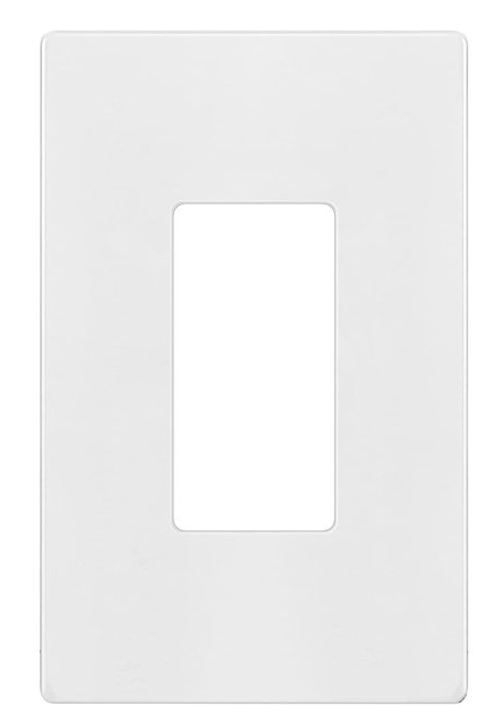 Enerlites SI8831M-W One-Gang Screwless Decorator Wall Plate Child Safe Outlet Cover, Med-Size, White