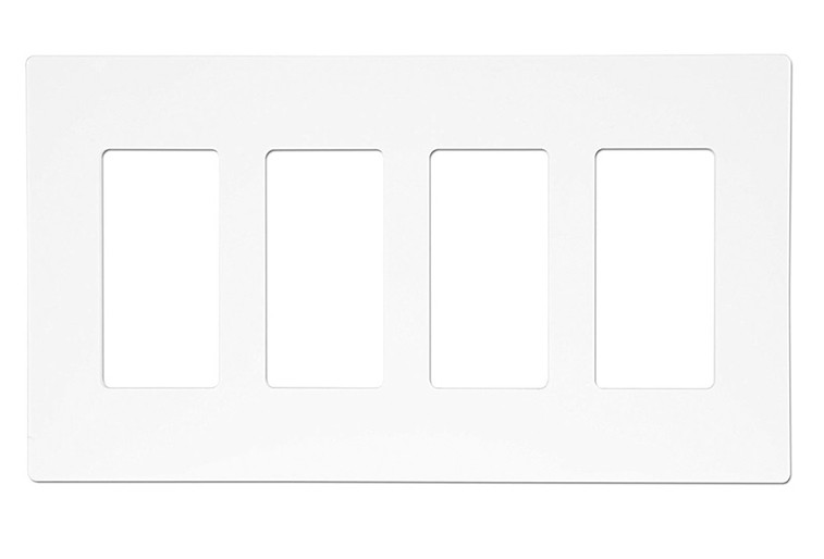 Enerlites SI8834-W WHITE 4 GANG DECORATOR WALL PLATE