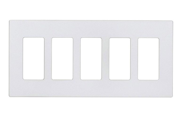 Enerlites SI8835-W WHITE 5 GANG DECORATOR WALL PLATE